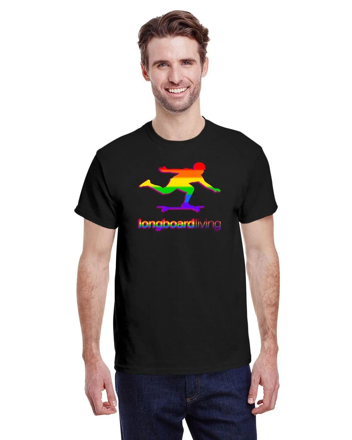 Longboard Living Rainbow Shirt 1