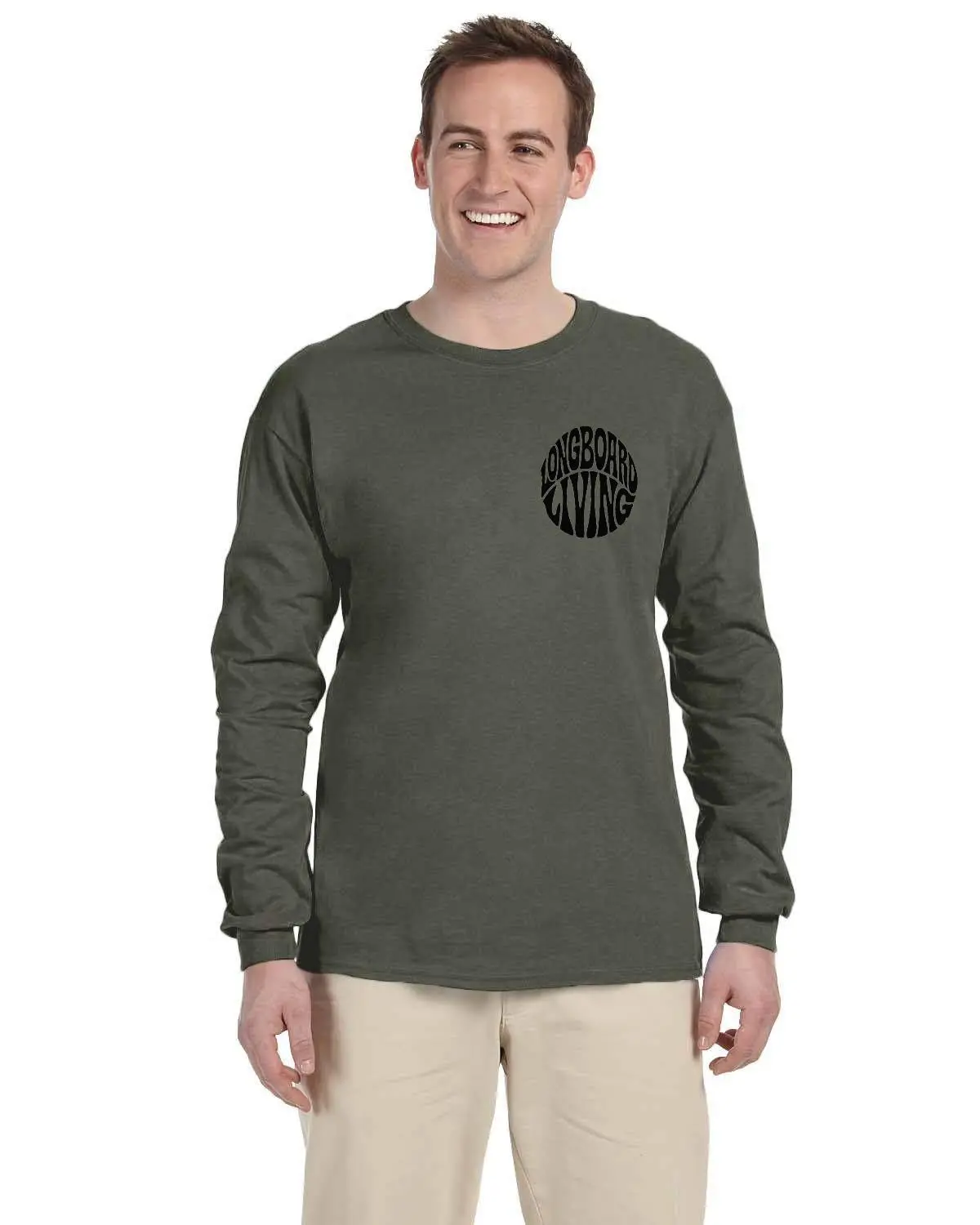 Longboard Living Rock Graphic Long Sleeve Tee - Image 5