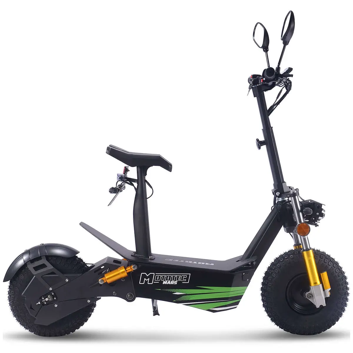 Mototec Mars 60V 3500W Black High-Speed Electric Scooter