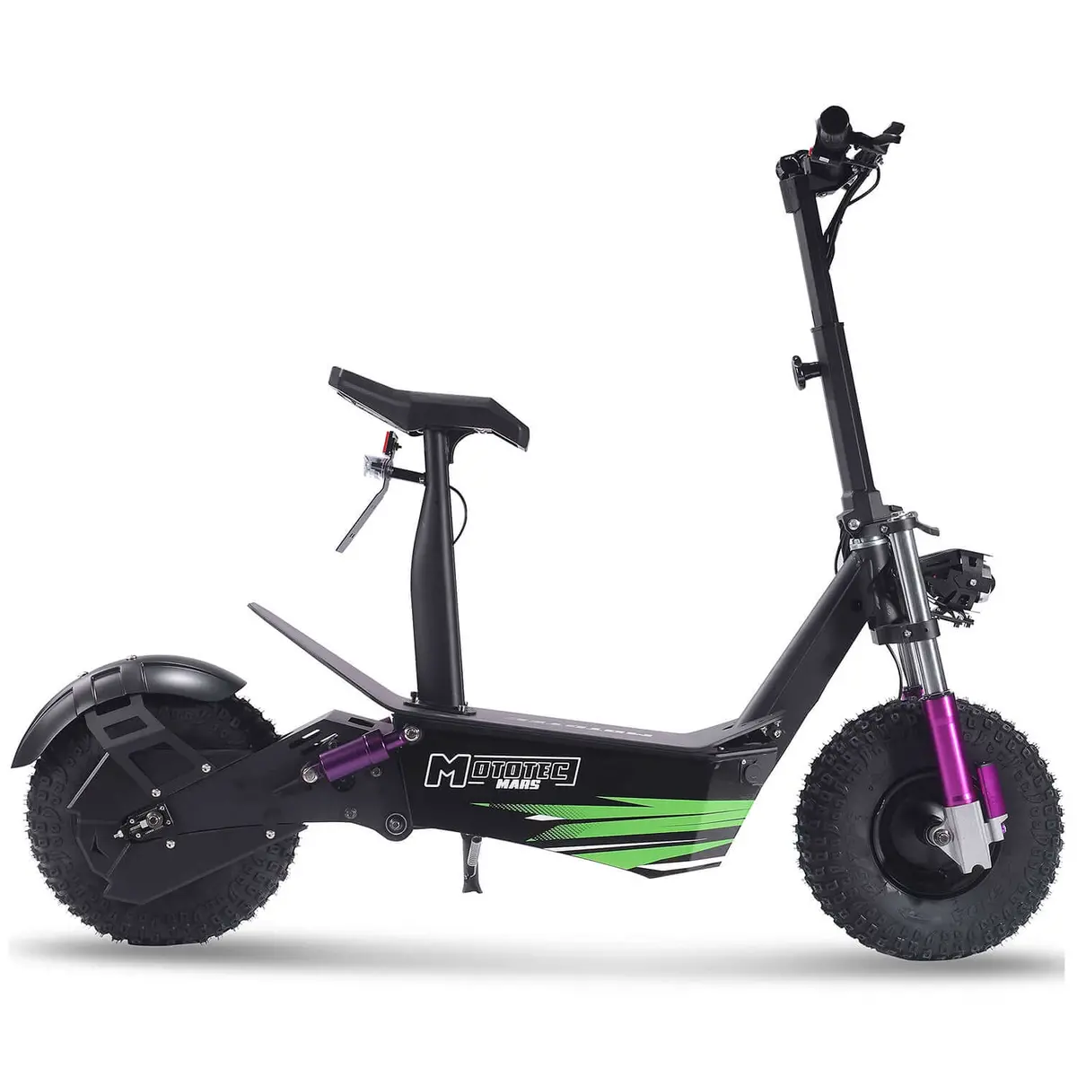 Mototec Mars 48V 2500W Black Commuter Electric Scooter