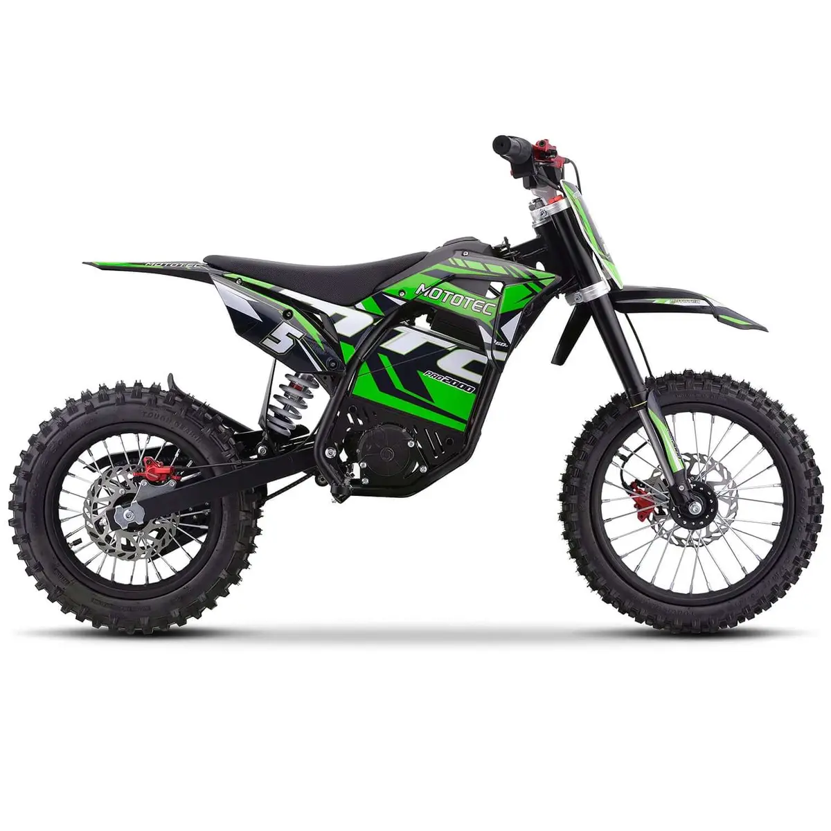 Mototec Pro 60V 2000W Rugged Electric Dirt Bike