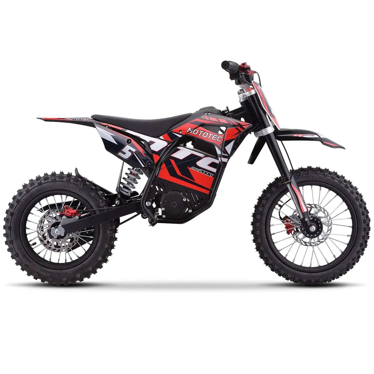 Mototec Pro 60V 2000W Rugged Electric Dirt Bike - Image 4