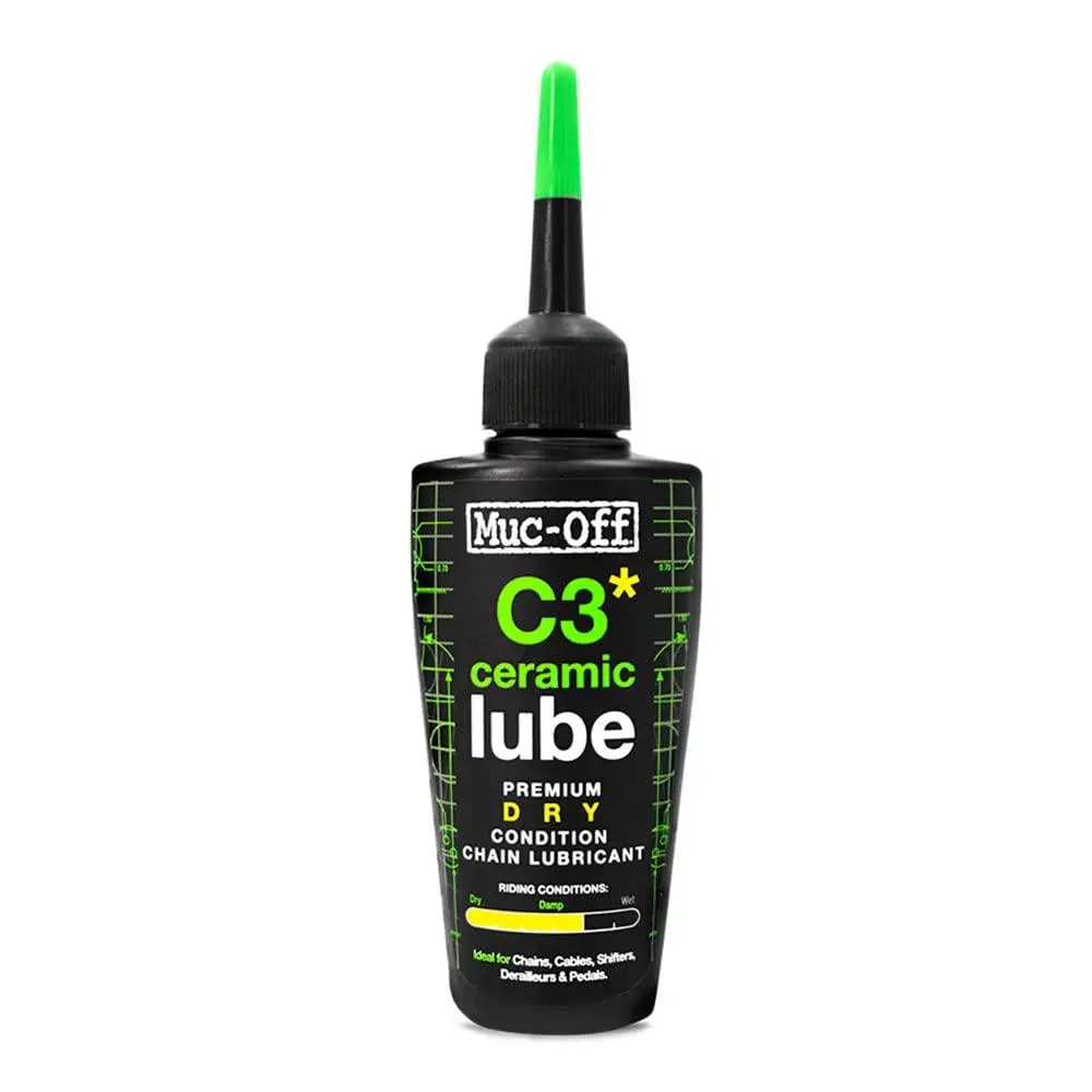 Muc-Off C3 Dry Ceramic Bike Chain Lube - 50Ml, Drip 1