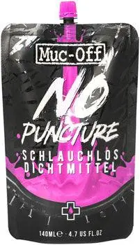 Muc-Off No Puncture Hassle Tubeless Tire Sealant - 140Ml Pouch 1