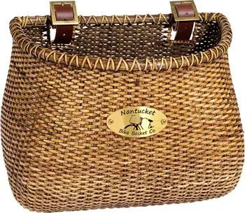 Nantucket Lightship Front Basket, Classic Shape Stained 1