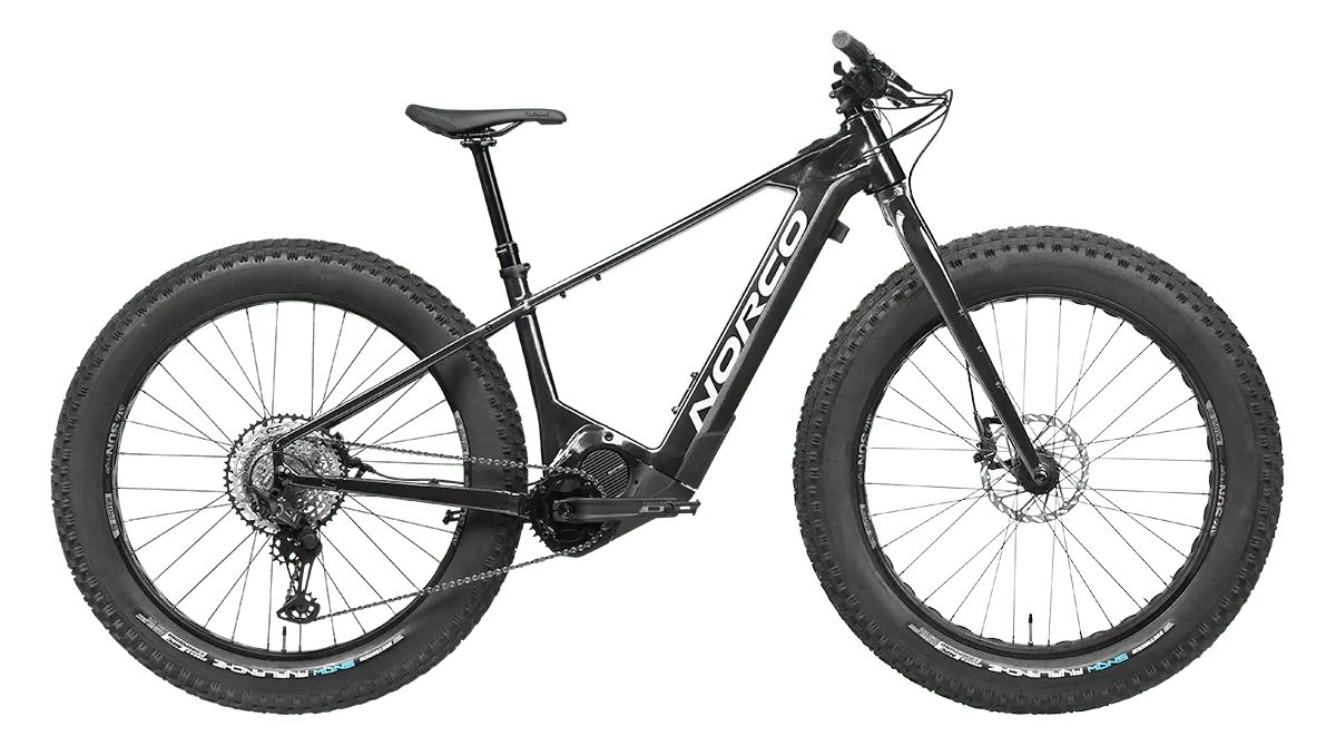 Norco Bigfoot Vlt 2 Electric Assist Fat Tire Bicycle - Black/Silver - 27.5" Fat 1
