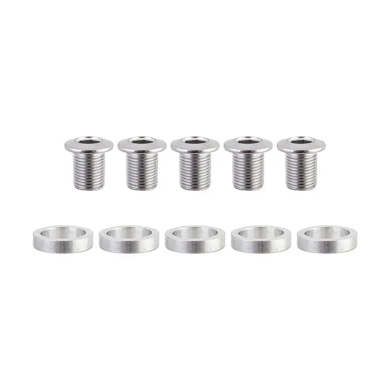 Origin 8 Chainring Bolts, Inner Triple, Steel - Chrome 1
