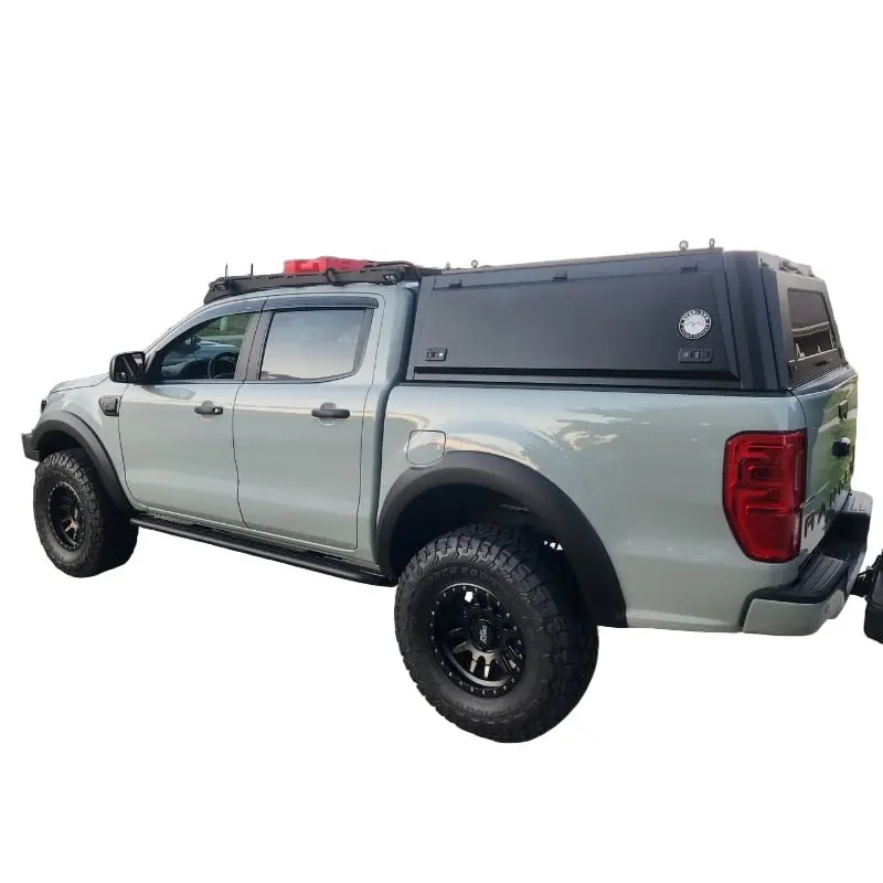 Ovs Expedition Stainless Steel Truck Cap With Wing Doors For 2019-2023 Ford Ranger 1
