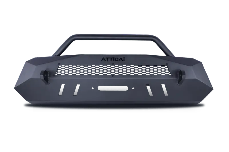 Attica 4X4 Apex Stealth Center Mount Winch Front Bumper For 2016-2023 Toyota Tacoma - Recon Recovery 2
