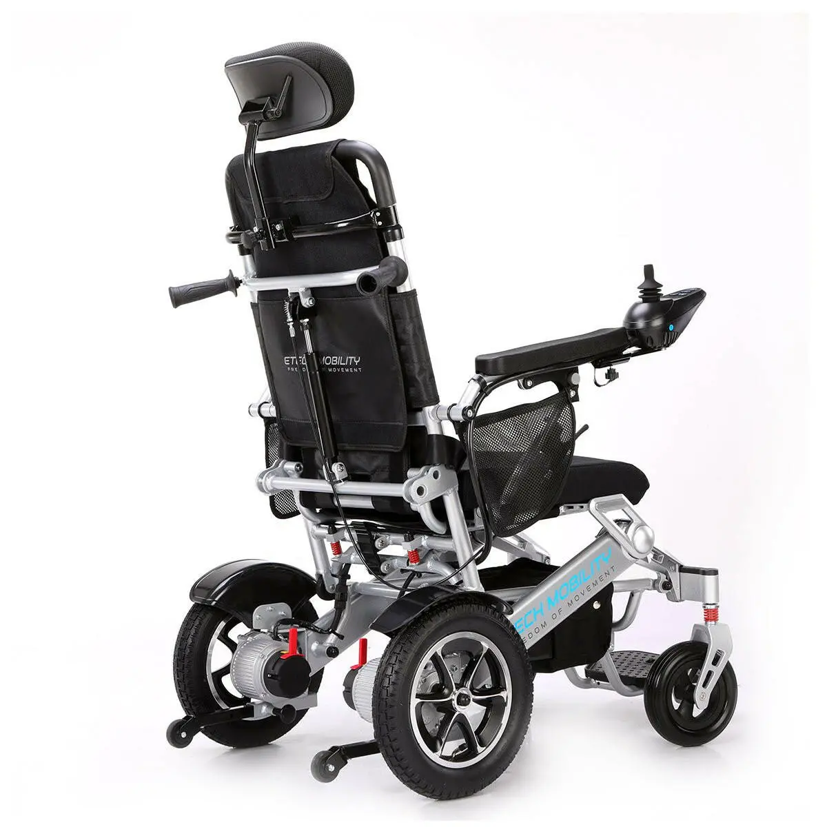 Power Assisted Wheelchair For Carer | Foldable + Reclinable | Freedom Elite Mr+ 1