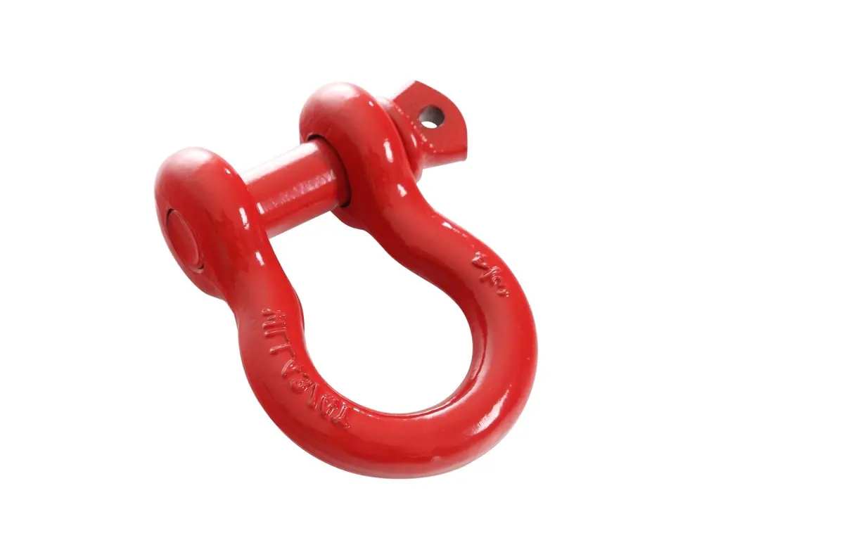 Overland Vehicle Systems Red D-Ring - 4.75 Ton Load Rating - Sold Individually 1