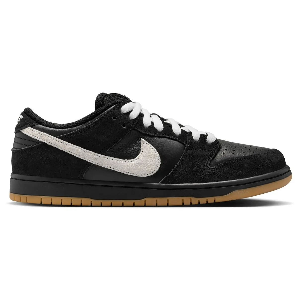 Nike Sb Dunk Low Pro Shoe - Black/White/Black/Light Gum 1