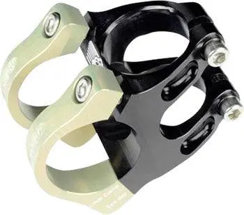 Renthal Apex Stem - 31Mm, 31.8 Clamp, +/-6, 1 1/8", Aluminum, Black/Gold 1