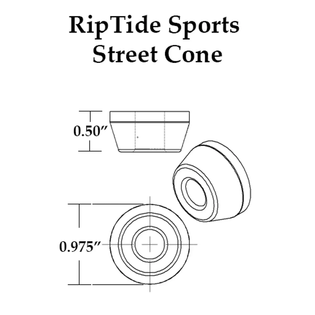 Riptide Aps Street Cone Skateboard Bushings 2