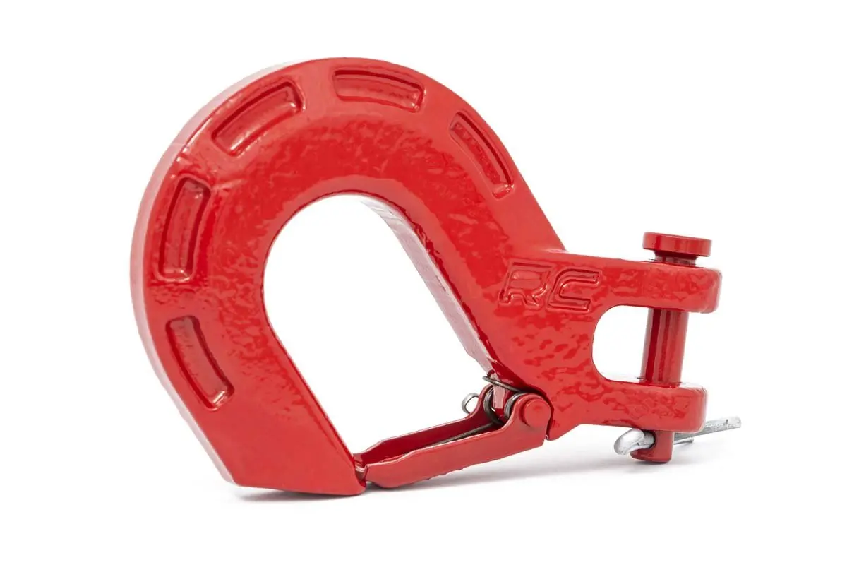 Rough Country Rs129 Clevis Hook - Steel, Red 1