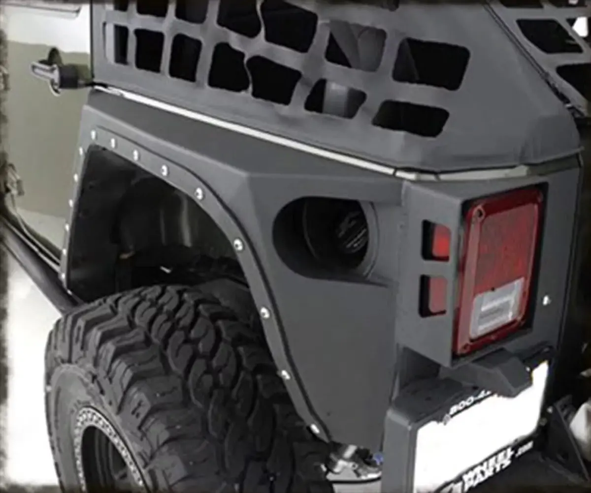 Smittybilt Xrc Gen 1 Rear Fender Flares For 2007-2018 Wrangler Jk (Pair) - Recon Recovery 1