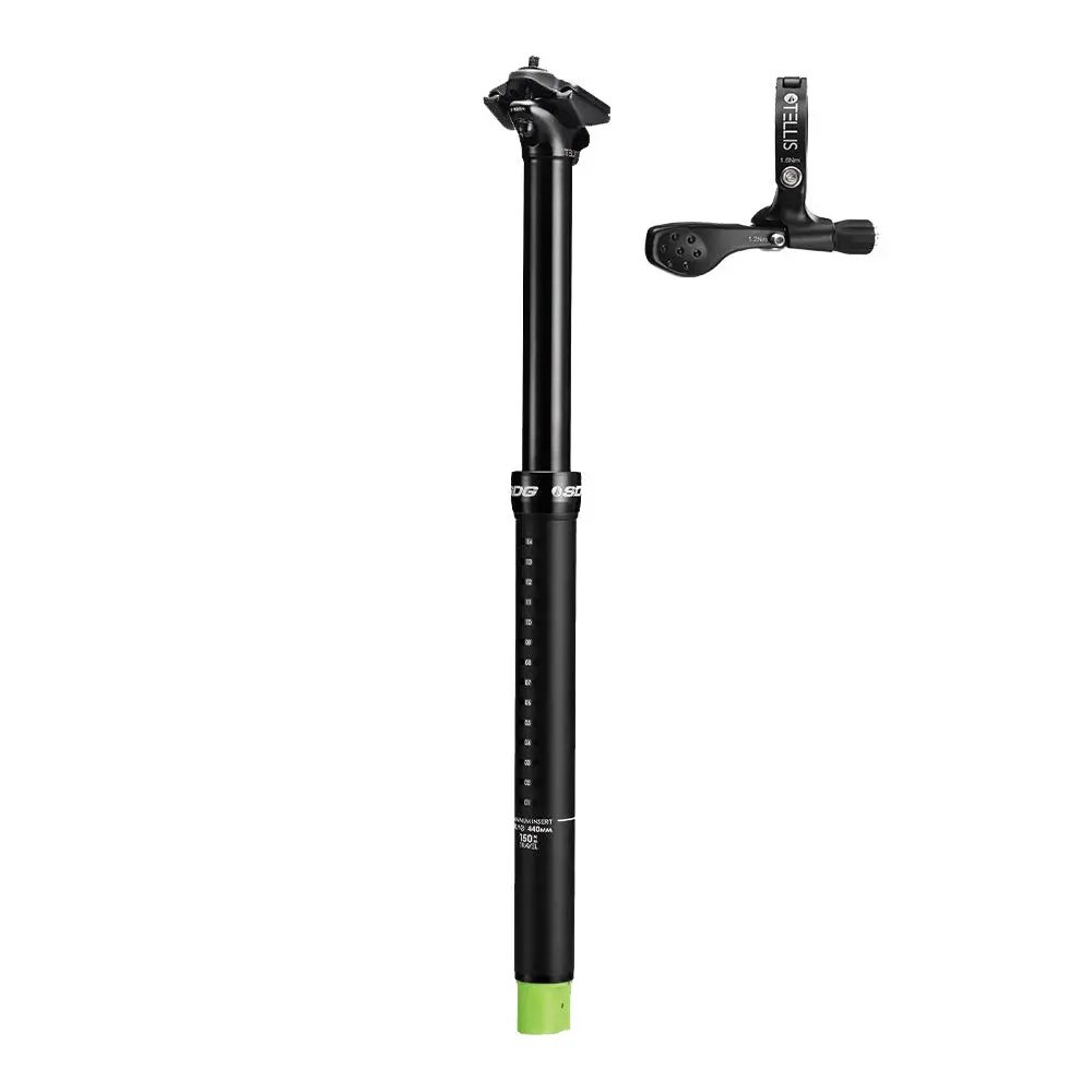 Sdg Tellis Dropper Seatpost - 34.9Mm, Black 1