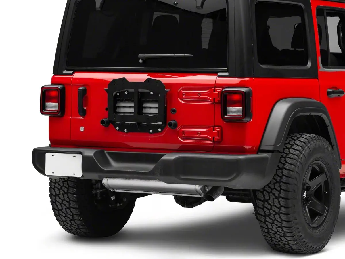 Smittybilt Tire Relocation Bracket For 2018–2026 Jeep Wrangler Jl | Fits Up To 37" Spare 1