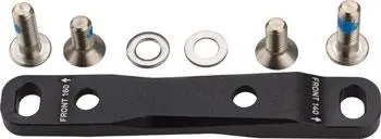 Sram 0/20Mm Flat Mount Disc Brake Adaptor, Fits 140 And 160Mm Front Rotors 1