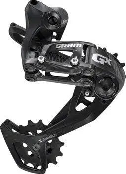 Sram Gx Rear Derailleur - 11 Speed, Long Cage, Black, 2X, With Clutch 1