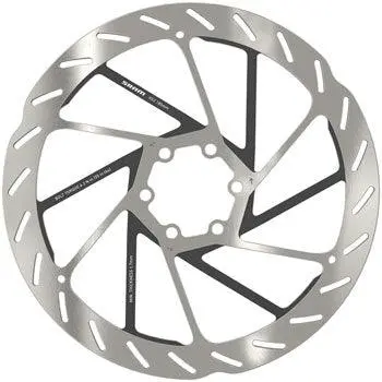Sram Hs2 Disc Brake Rotor - 180Mm, 6-Bolt, Rounded, Silver/Black 1