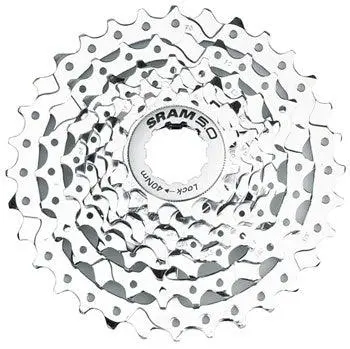 Sram Pg-850 Cassette - 8 Speed, 11-32T, Silver 1