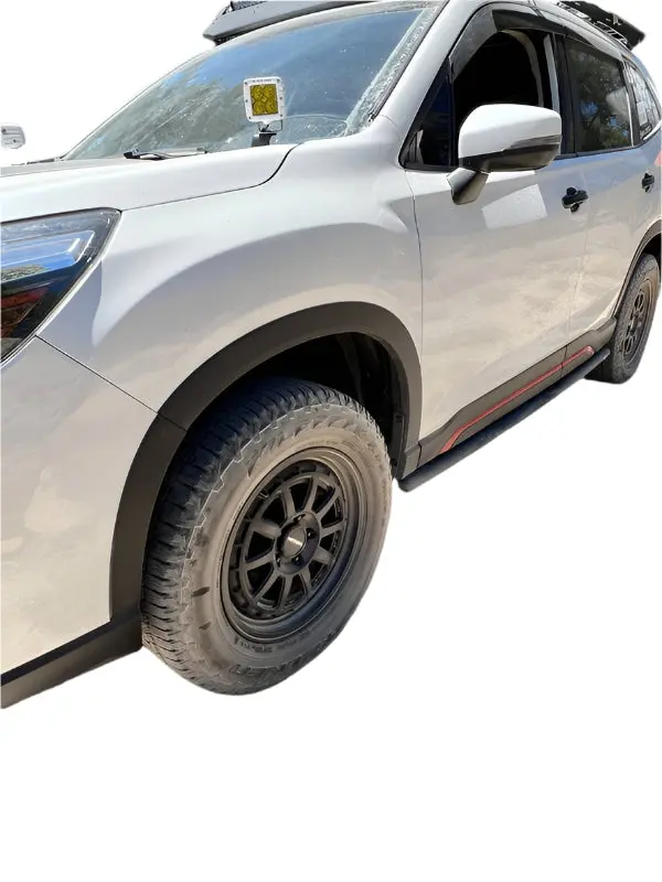 Body Armor 4X4 Revo Low Profile Rock Slider With Step For 2019-2024 Subaru Forester 1