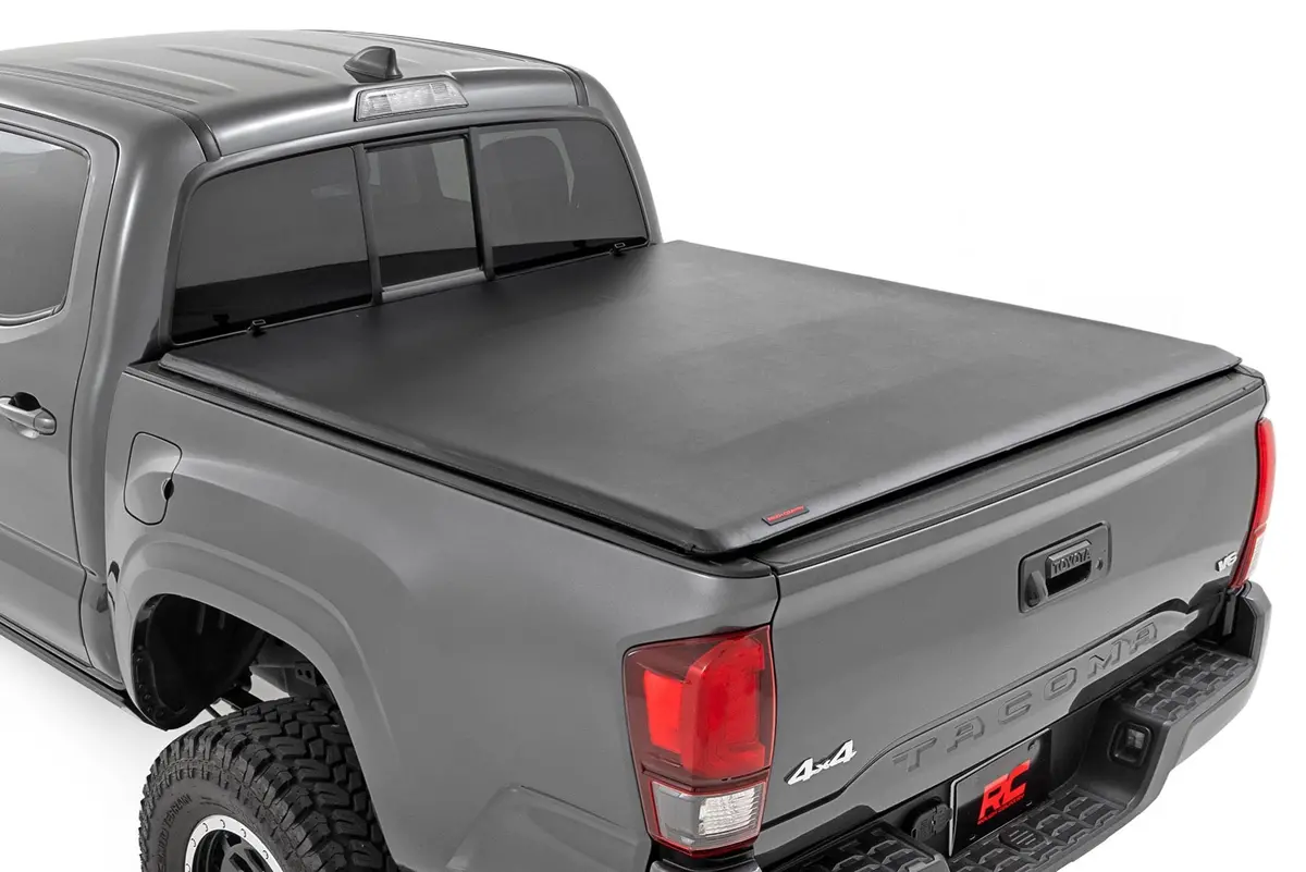 Rough Country Soft Roll Up Tonneau Cover For 2016-2023 Toyota Tacoma (5' Bed) 2