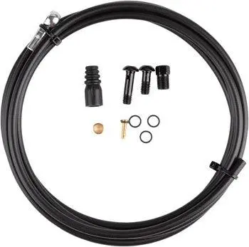 Tektro Disc Brake Hydraulic Hose Kit - With Banjo Unit, 5.5Mm Kevlar Hose, 2000Mm 1