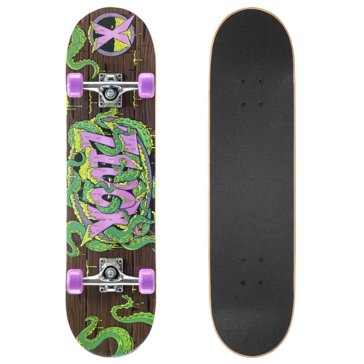 Tentacle - 31'' Complete Double Kick Skateboard 1