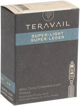 Teravail Superlight Tube - 700 X 20 - 28Mm, 60Mm Presta Tube Valve 1