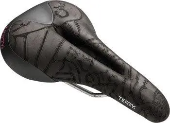 Terry Butterfly Ti Saddle - Titanium, Black, Women's 1