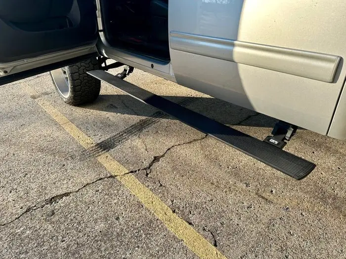 Body Armor Electric Drop Down Led Running Boards For 2007-2018 Silverado Sierra 2500 3500 Crew Cab 1