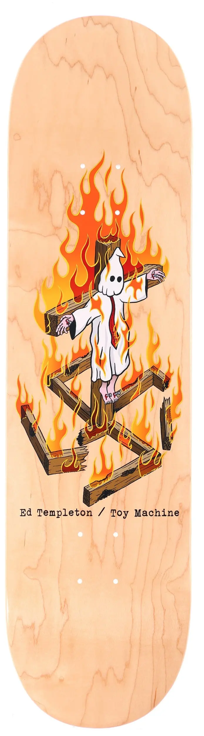 Toy Machine Templeton Charred Cross Deck 1