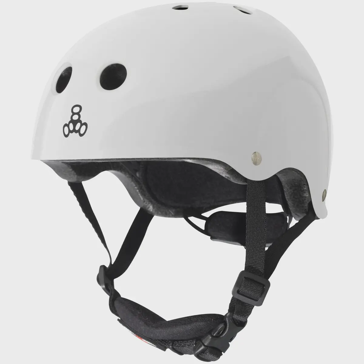 Triple 8 Lil 8 Dual Certified Helmet W/Eps - White Gloss 1