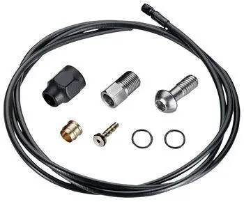 Trp Disc Brake Banjo Hose Kit - 2000 X 5.5Mm, Black 1