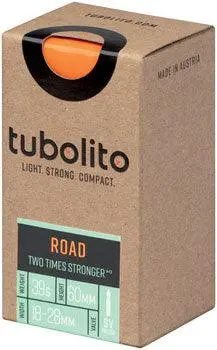 Tubolito Tubo Road Tube - 700 X 18-28Mm, 60Mm Presta Valve 1