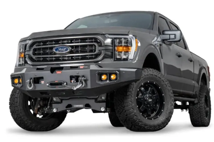 Warn Ascent Front Bumper | 2021-2023 Ford F-150 | Winch Ready 1