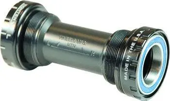 Wheels Manufacturing Bsa Bottom Bracket - Shimano Mtb, Angular Contact Bearings, Black Cups 1