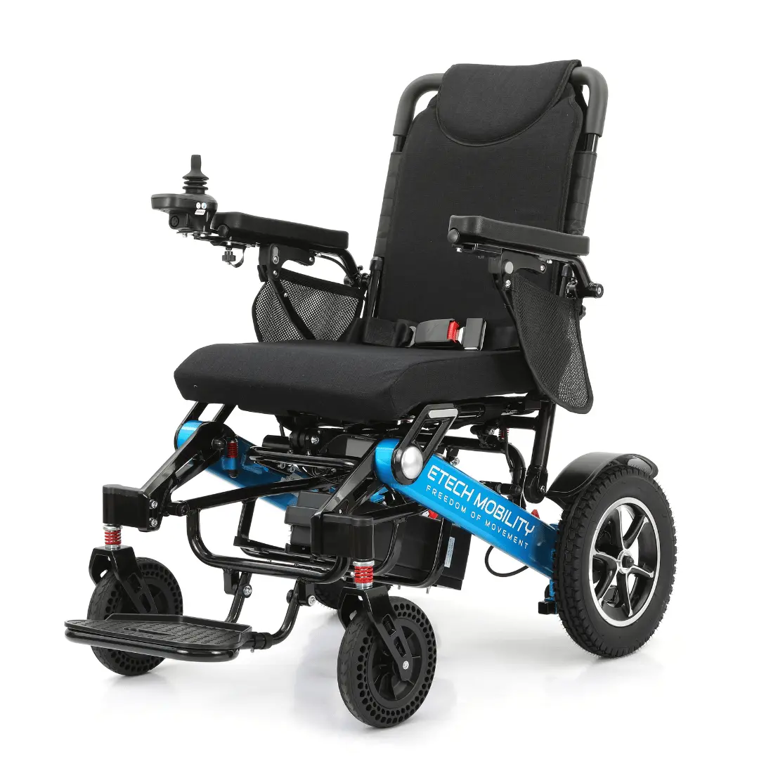 Wide-Seat Automatic Folding Electric Wheelchair | Freedom Elite Af 5