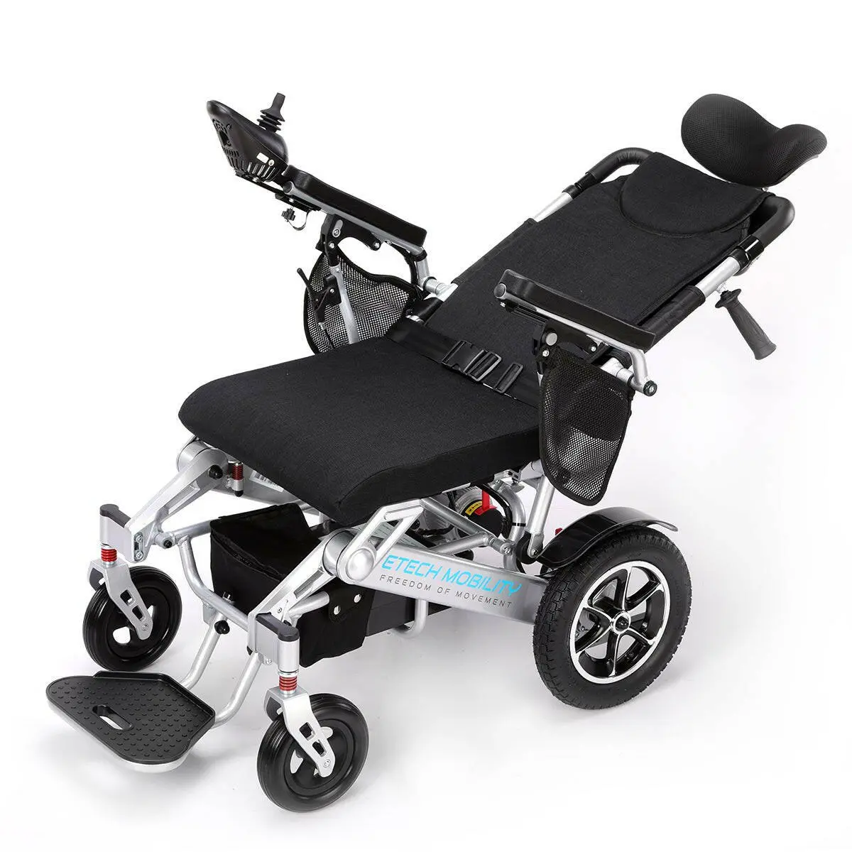 Wide-Seat Reclining Lightweight Foldable Powerchair | Freedom Pro Mr 1