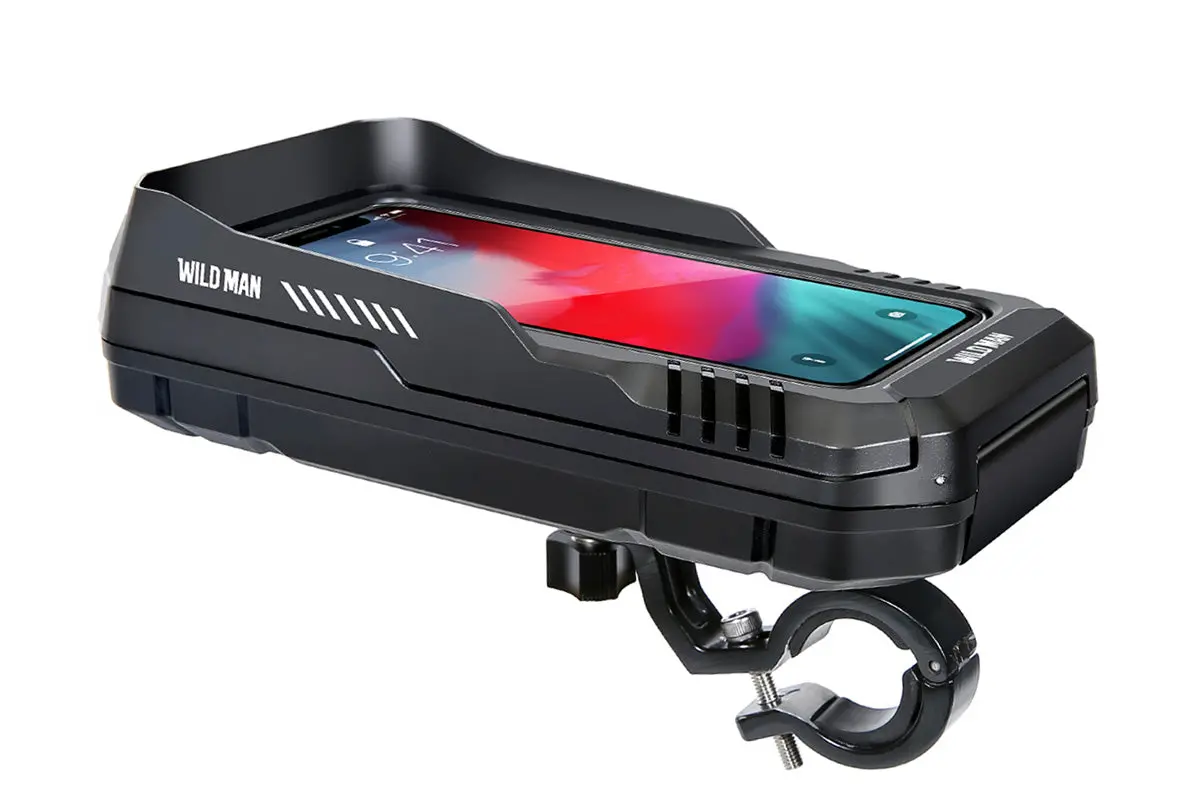 Wildman E-Bike Waterproof 360° Phone Mount Holder Bag 1