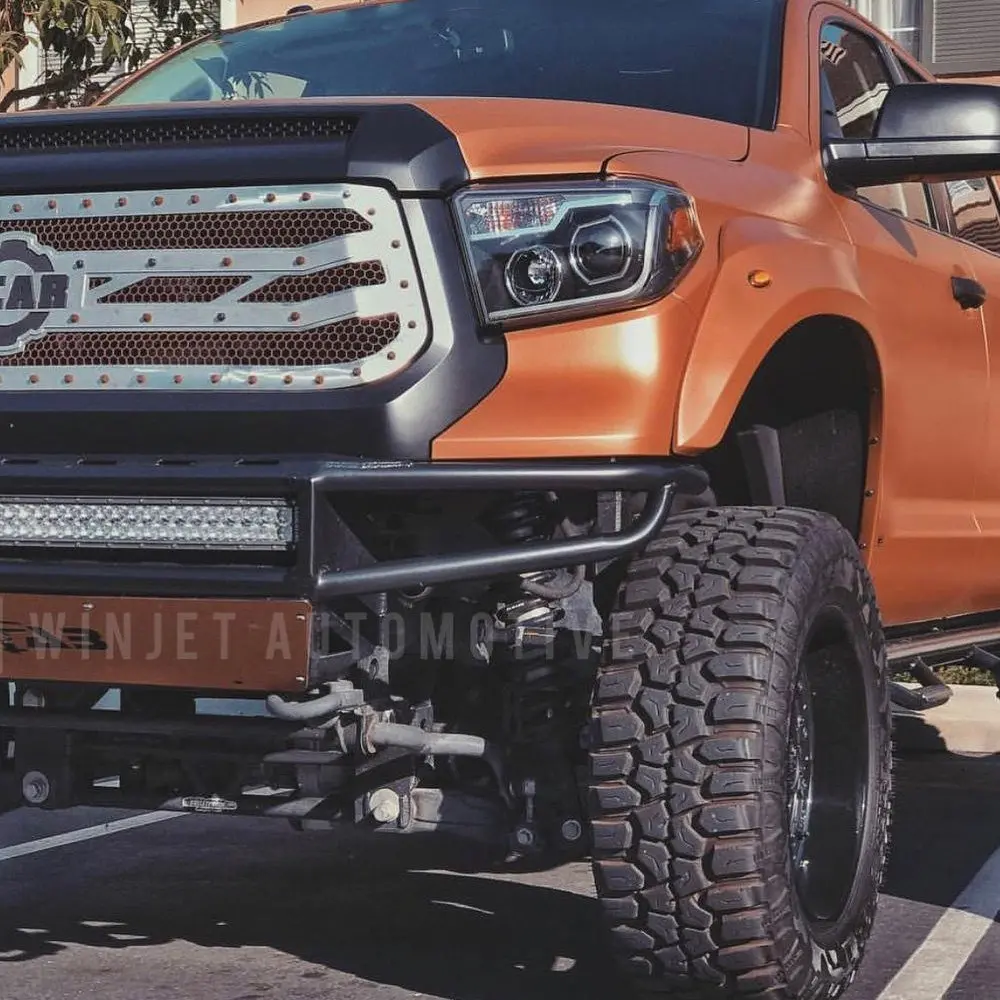 Winjet Renegade Series Projector Headlights Drl For 2014-2021 Toyota Tundra (Black/Clear) - Recon Recovery 1