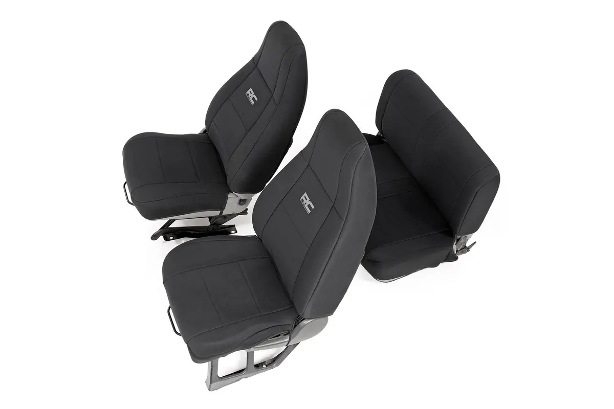 Rough Country Seat Covers | Front And Rear | Jeep Wrangler Yj 4Wd (1991-1995) 1