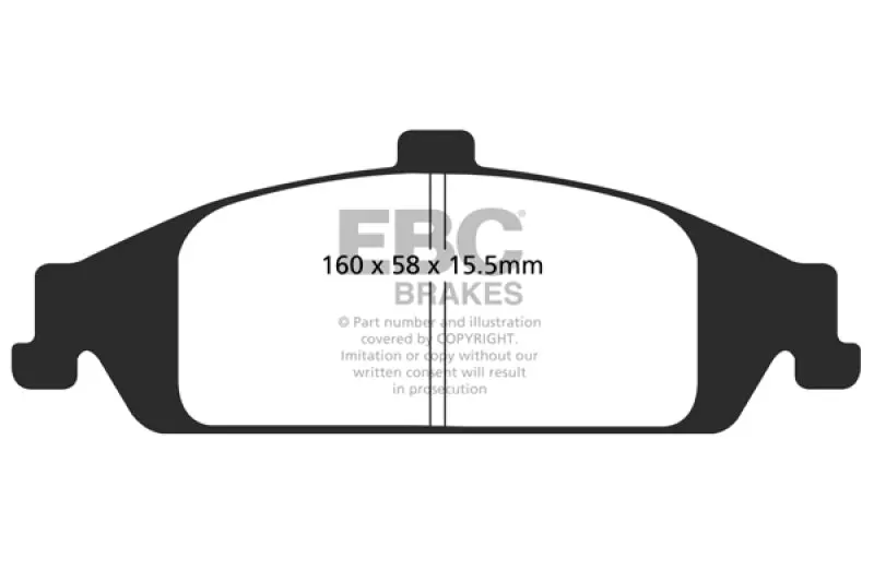 Ebc Ultimax2 Front Brake Pads – For 1998–2001 Chevrolet Malibu 2.4L 1
