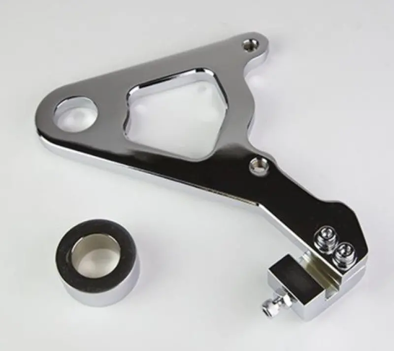 Wilwood Chrome Caliper Mounting Kit With Bracket – Gp310 Series For 2000–2006 Harley-Davidson Flh/Flt Models 1