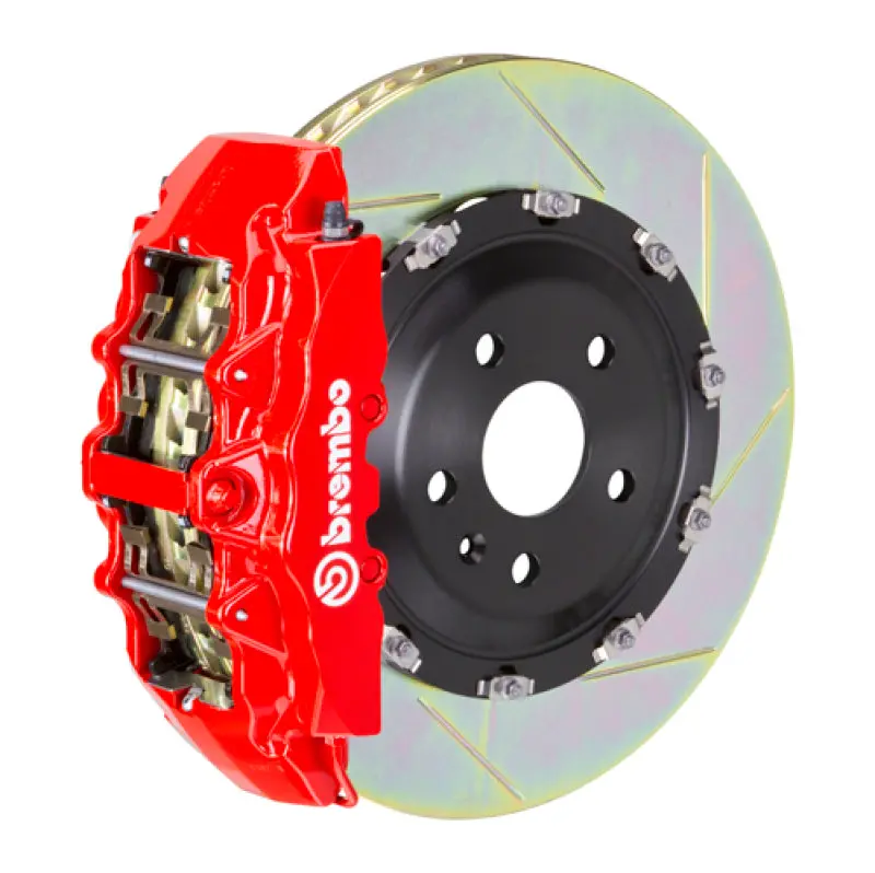 Brembo Gt Big Brake Kit – Front 6-Piston Calipers With Slotted 380X34Mm Two-Piece Rotors For 2018+ Tesla Model 3 Awd/Rwd 1