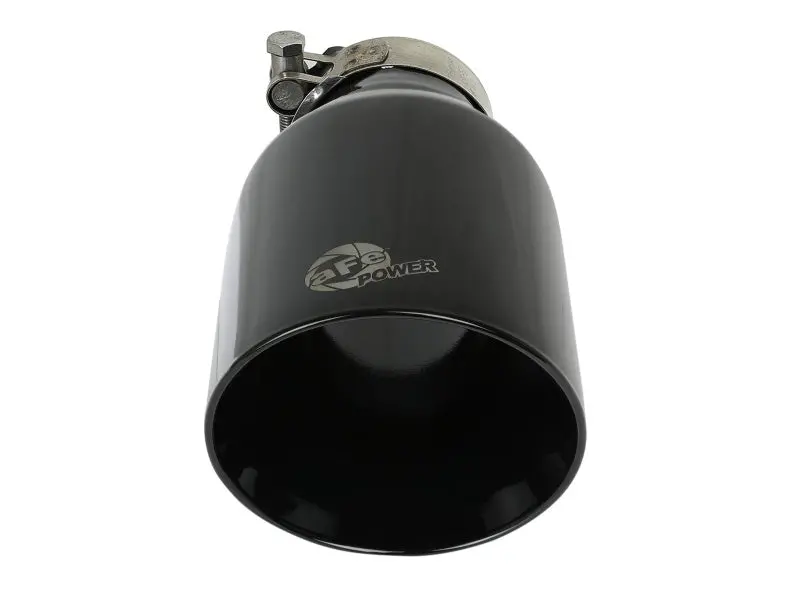 Afe Mach Force Xp Stainless Steel Exhaust Tip – 2.5-Inch Inlet, 4.5-Inch Outlet, 9-Inch Length, Matte Black 2