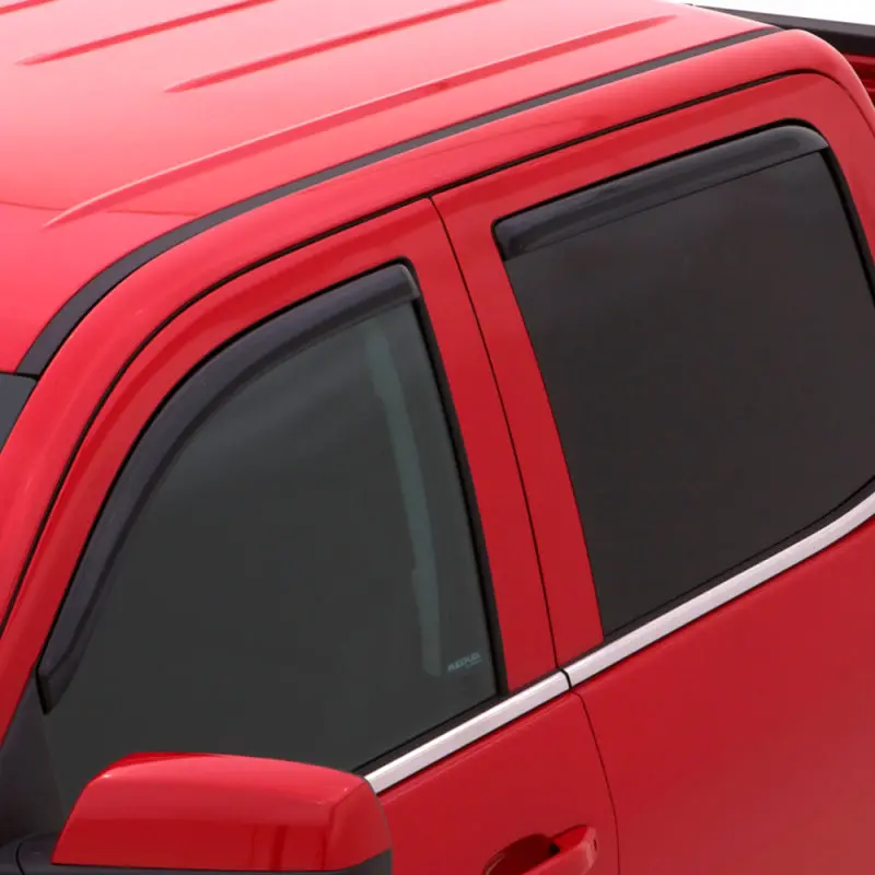 Avs In-Channel Window Deflectors – Smoke Tint, Front & Rear, For 2007–2011 Dodge Nitro (4-Piece) 1