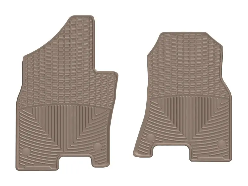 Weathertech Front Floor Liners – Tan Rubber Mats For 2019+ Dodge Ram 1500 Trucks 1